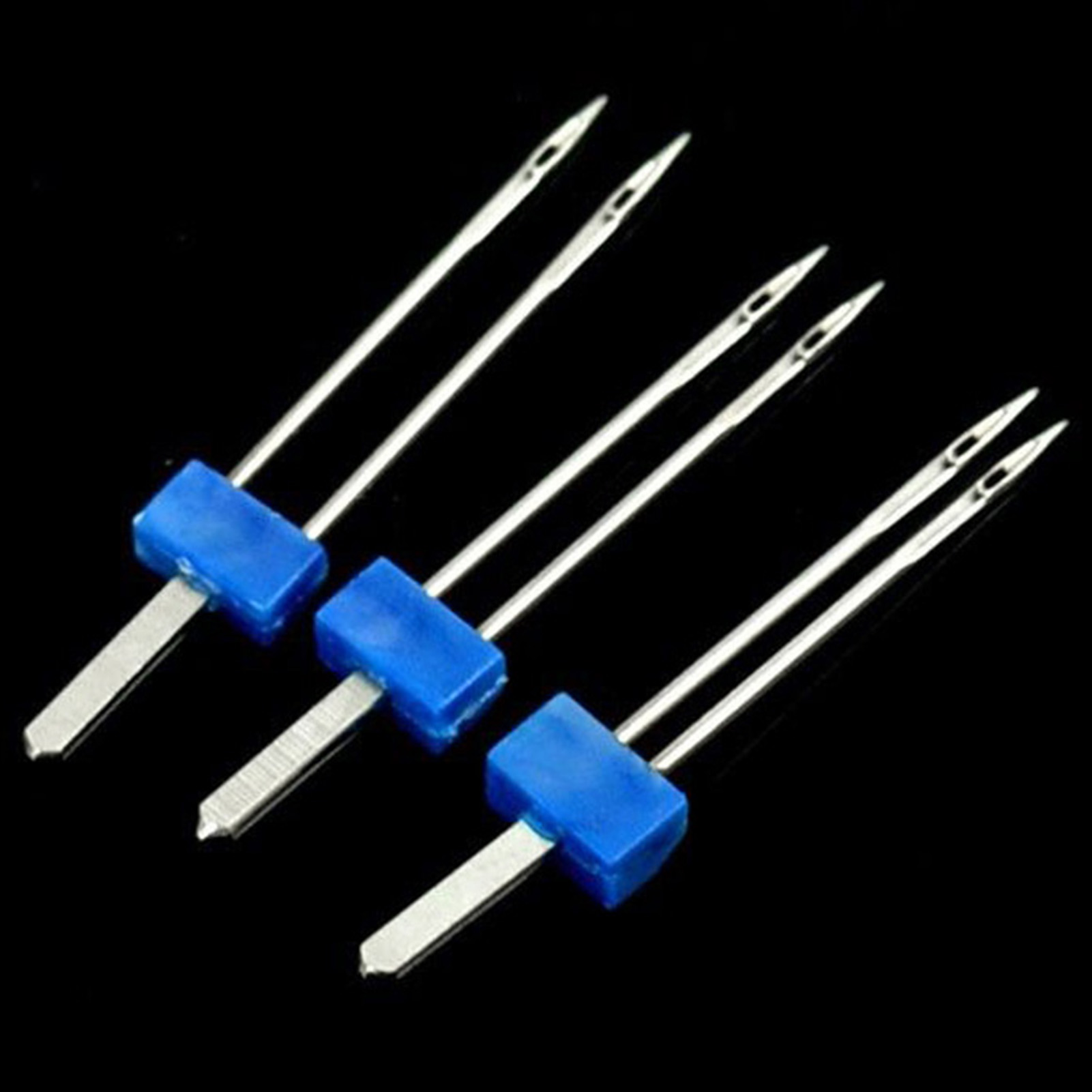 Twin Needle Stretch - Conjunto de 3 Agulhas Duplas para