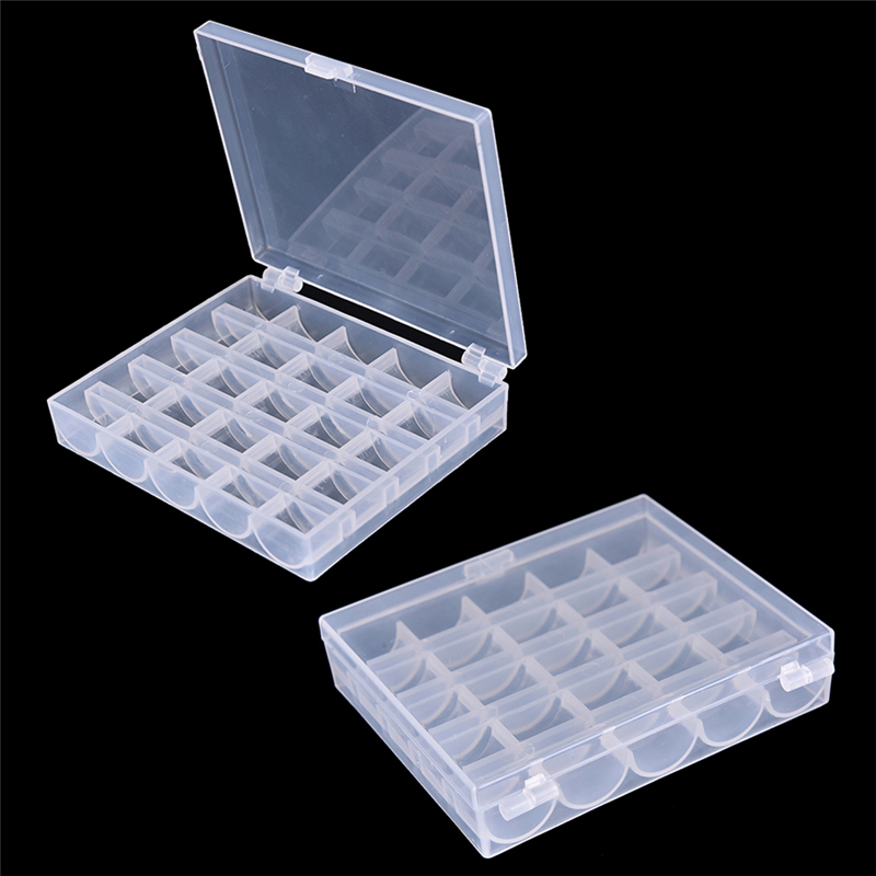 Bobbin Organizer Box - 25 carretéis vazios bobinas caso organizador