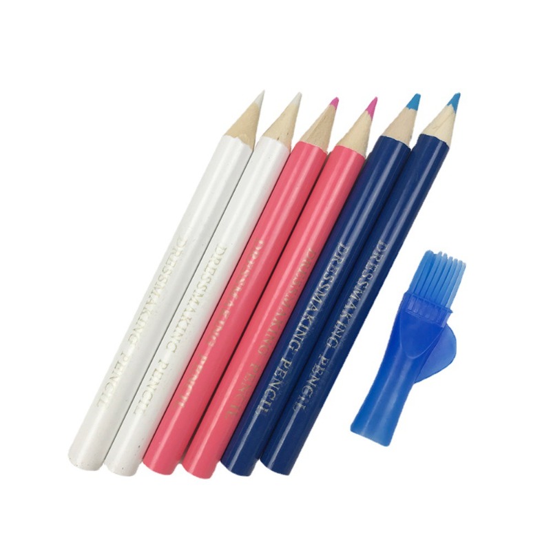Tailor Chalk Marker - 3/6 pçs lápis de tecido solúvel