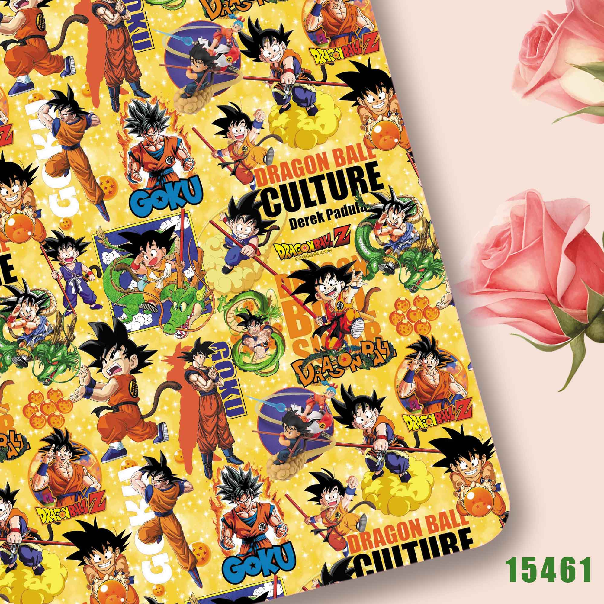 Sewing Production - Tecido Estampado Dragon Ball 140*50cm Poliéster/100%