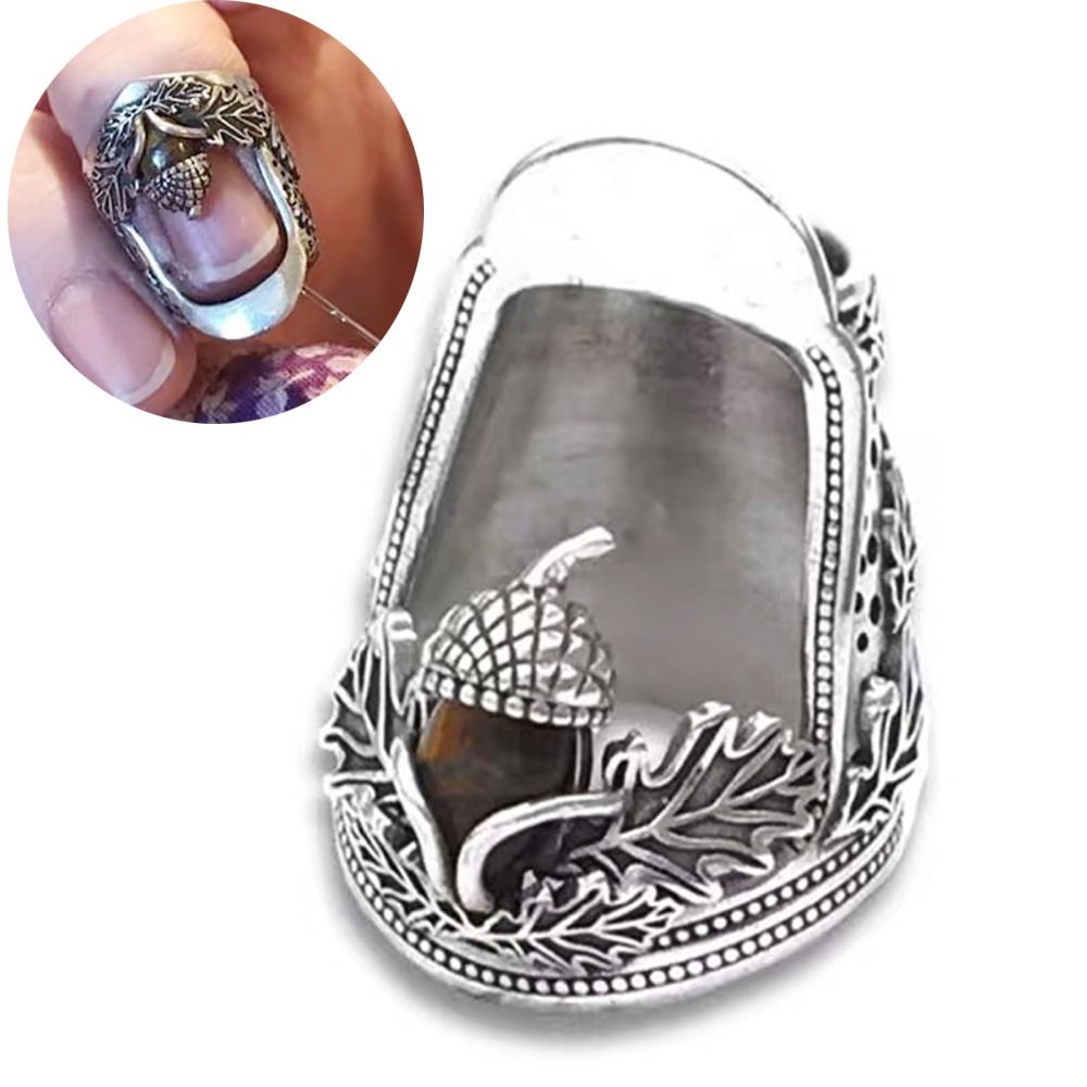Sewing Thimble Metal - Dedal de Metal Aberto em Forma