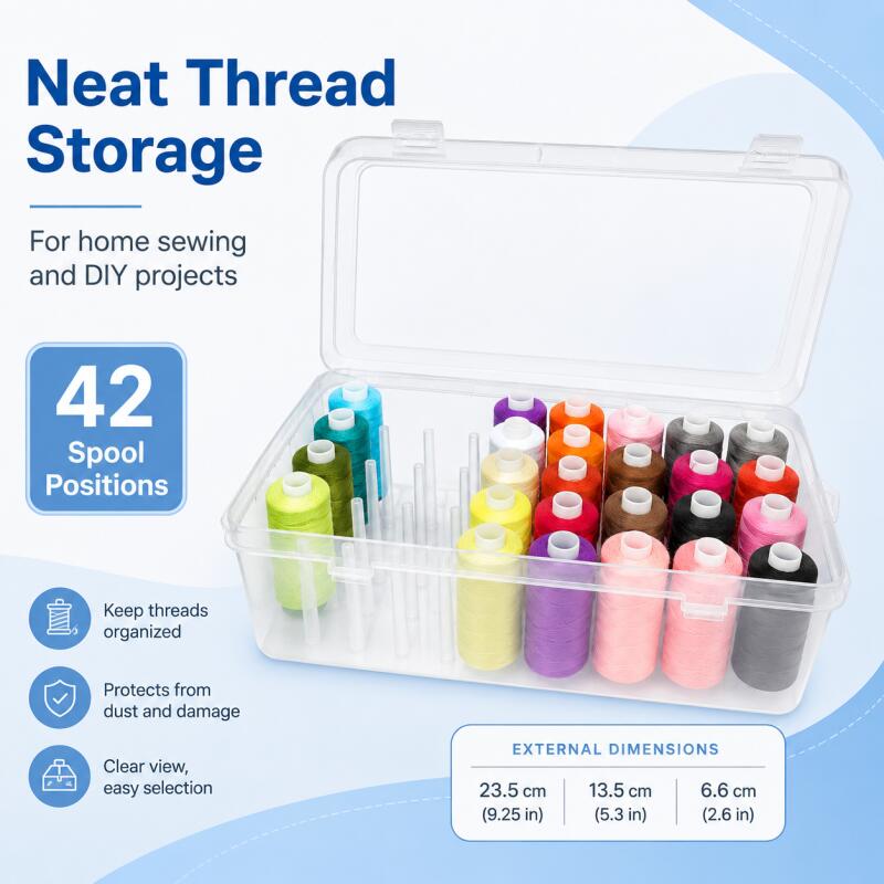 Bobbin Organizer Box - Caixa de Armazenamento para Linhas de