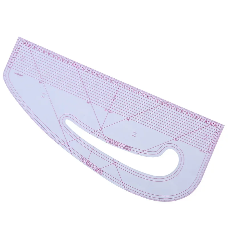 Sewing Gauge Ruler - Régua de costura para roupas, régua