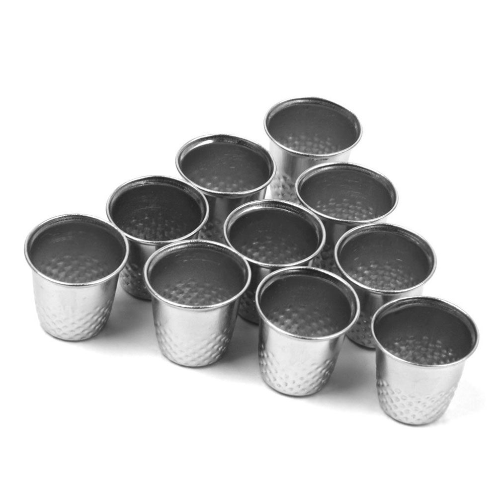 Sewing Thimble Metal - 10 Dedais de Costura em Metal