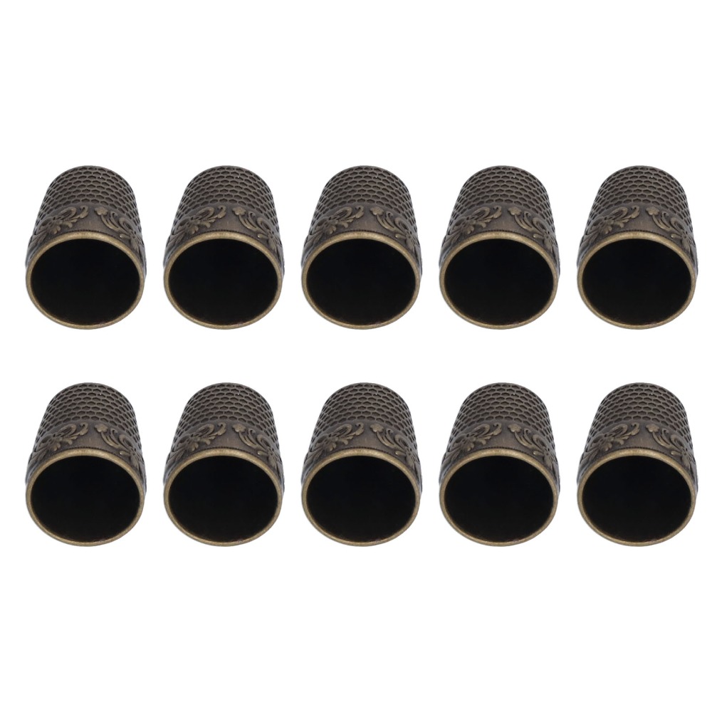 Sewing Thimble Metal - 10 unidades de dedais de metal