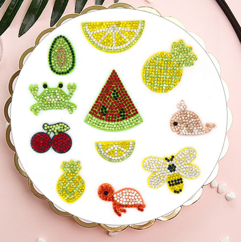 Sewing Id - 20 pçs tartaruga berry strass remendos