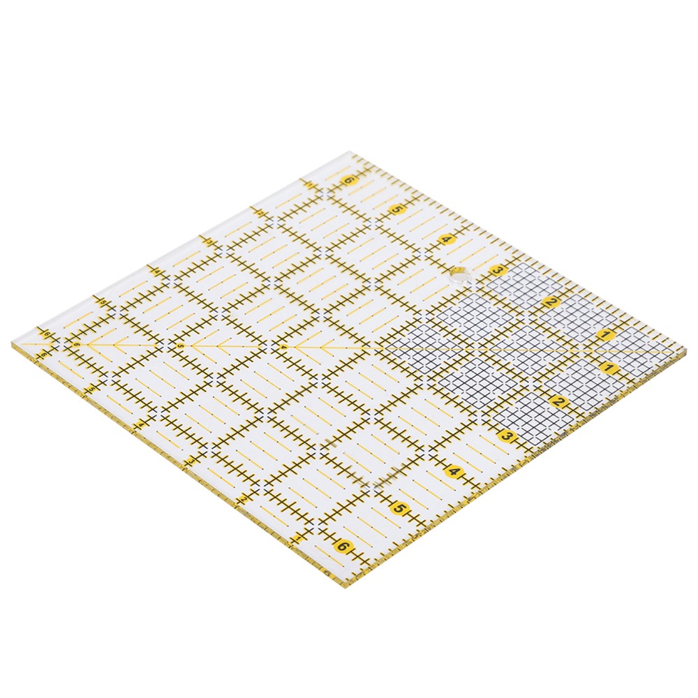 Quilting Ruler Square - Régua de Quilting Quadrada Durável 6.5x6.5in,