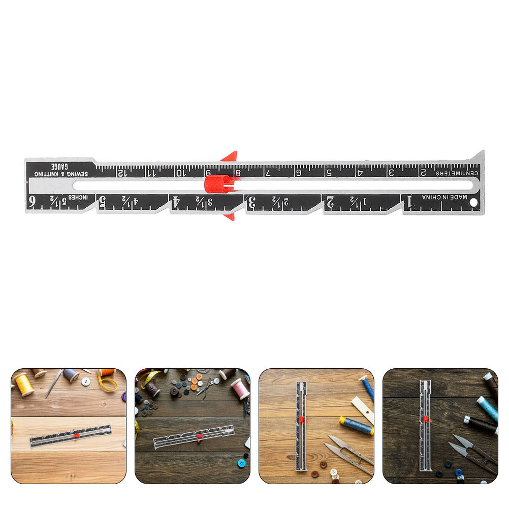 Sewing Gauge Ruler - Conjunto de 8 Réguas de Costura