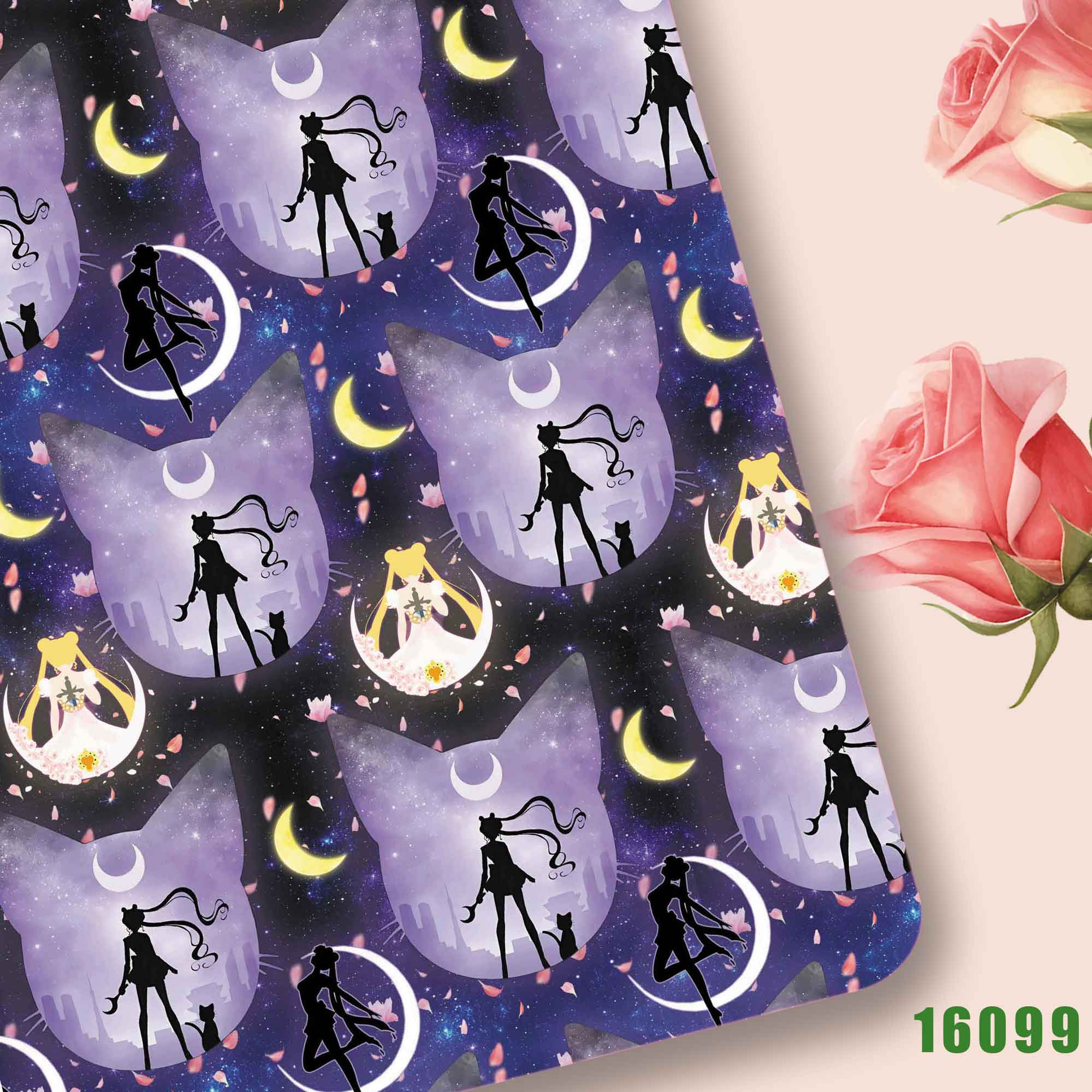 Sewing Production - Tecido Estampado de Desenho Animado para