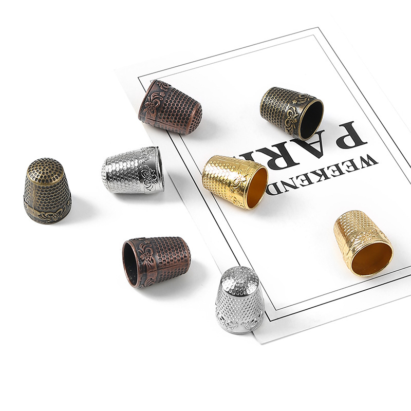 Retro protetor de dedo antigo  - Sewing Thimble Metal avaliação e preço