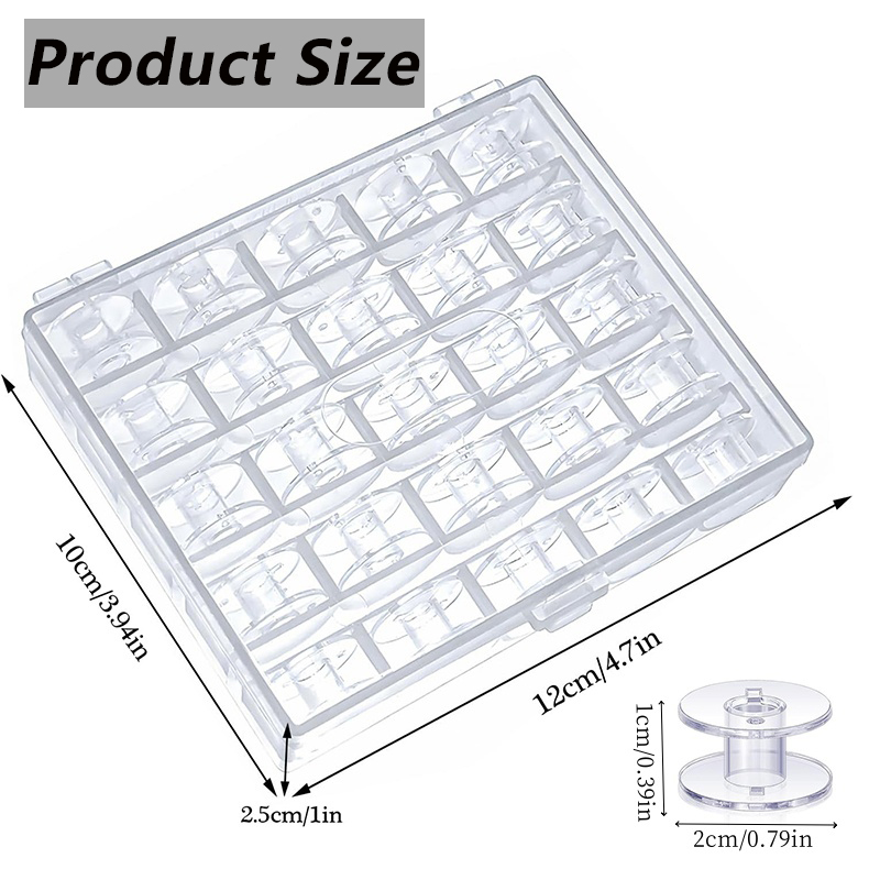 Conjunto de bobina de linha in - Bobbin Organizer Box avaliação e preço
