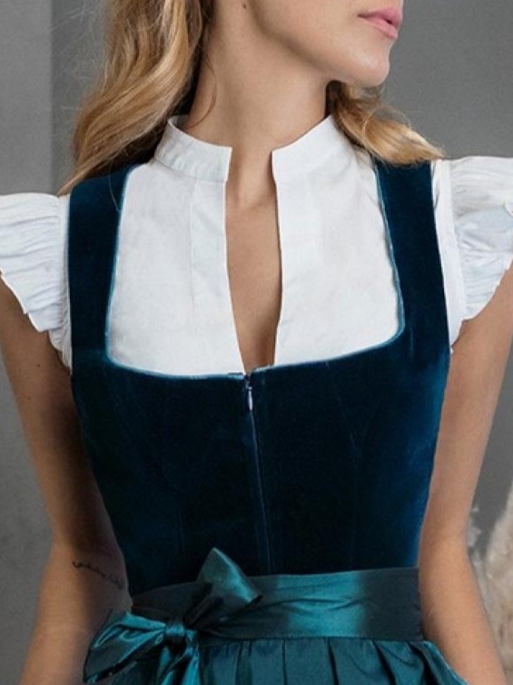 Mulheres colheita topo camisas - Sewing V avaliação e preço