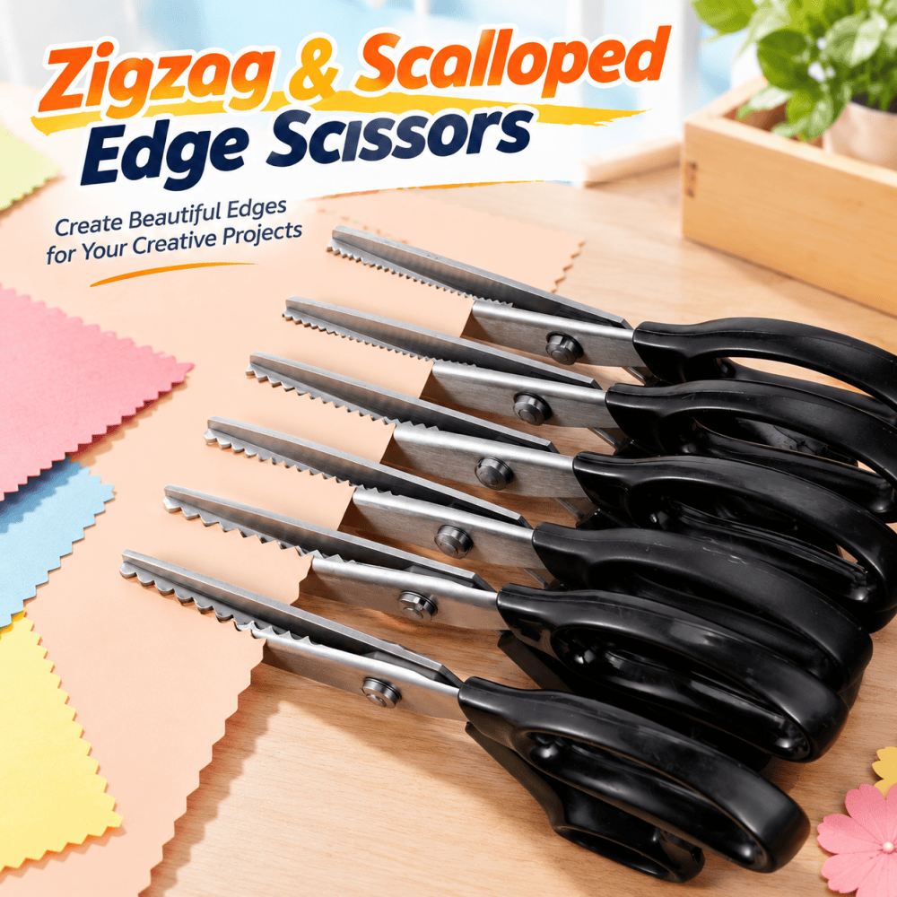 Tesoura decorativa com lâminas - Pinking Shear Blade avaliação e preço