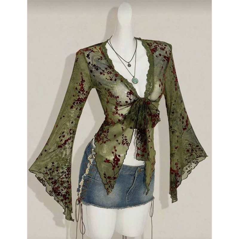 Camisas Vintage Florais em Mal - Sewing V avaliação e preço