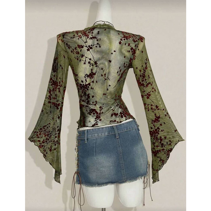 Camisas Vintage Florais em Mal - Sewing V avaliação e preço