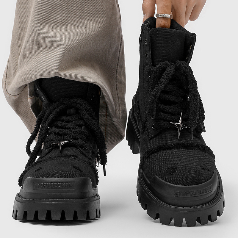 Botas de Plataforma Masculinas - Sewing Net avaliação e preço