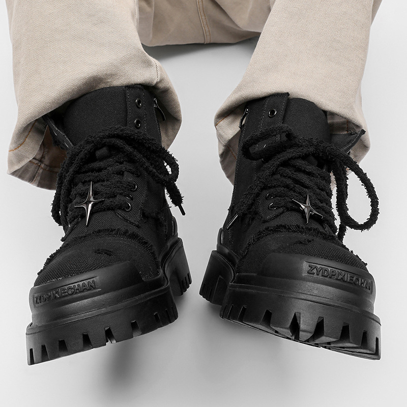 Botas de Plataforma Masculinas - Sewing Net avaliação e preço