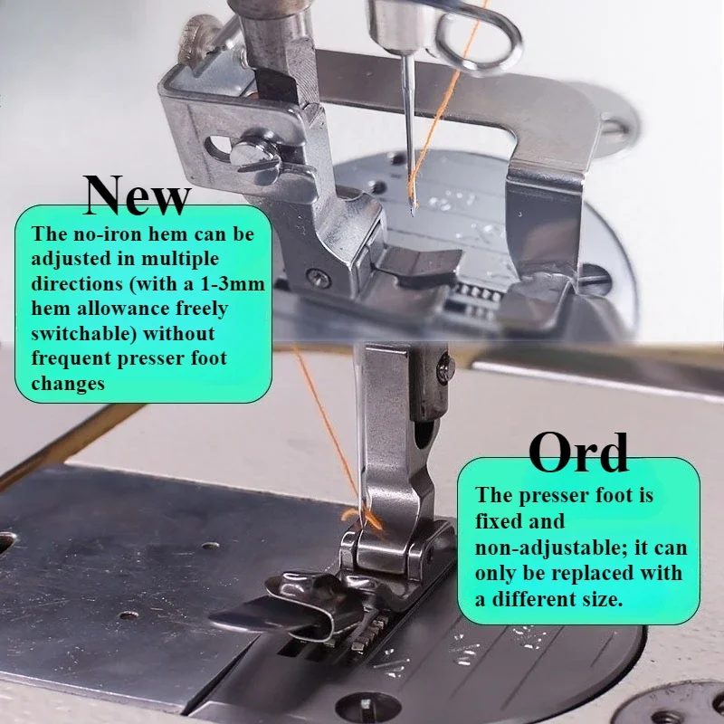 Calcador Ajustável para Bainha - Sewing Hemming avaliação e preço