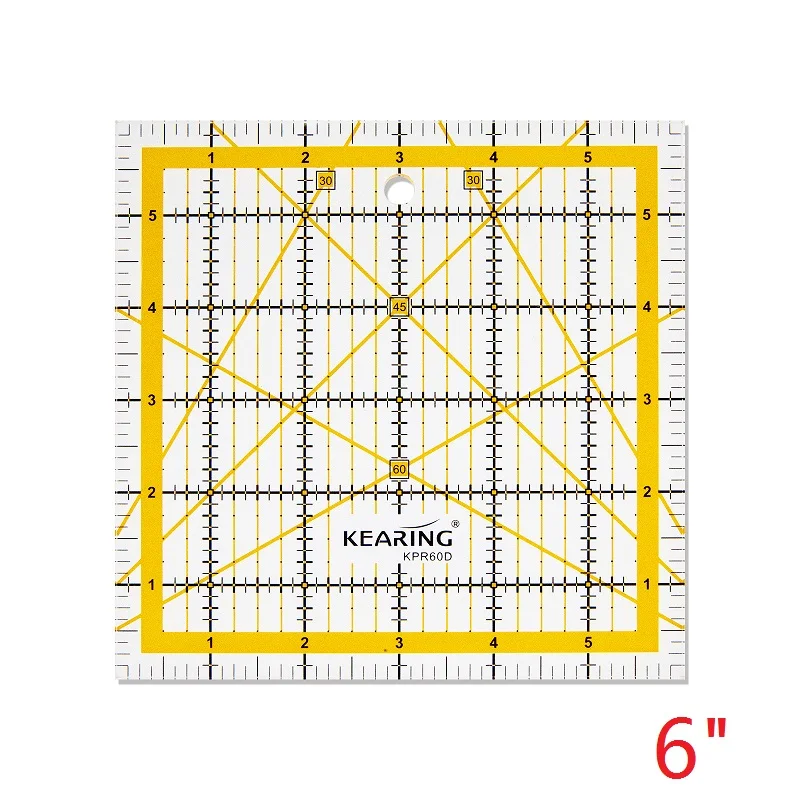 1 peça de régua quadrada de ac - Quilting Ruler Square avaliação e preço