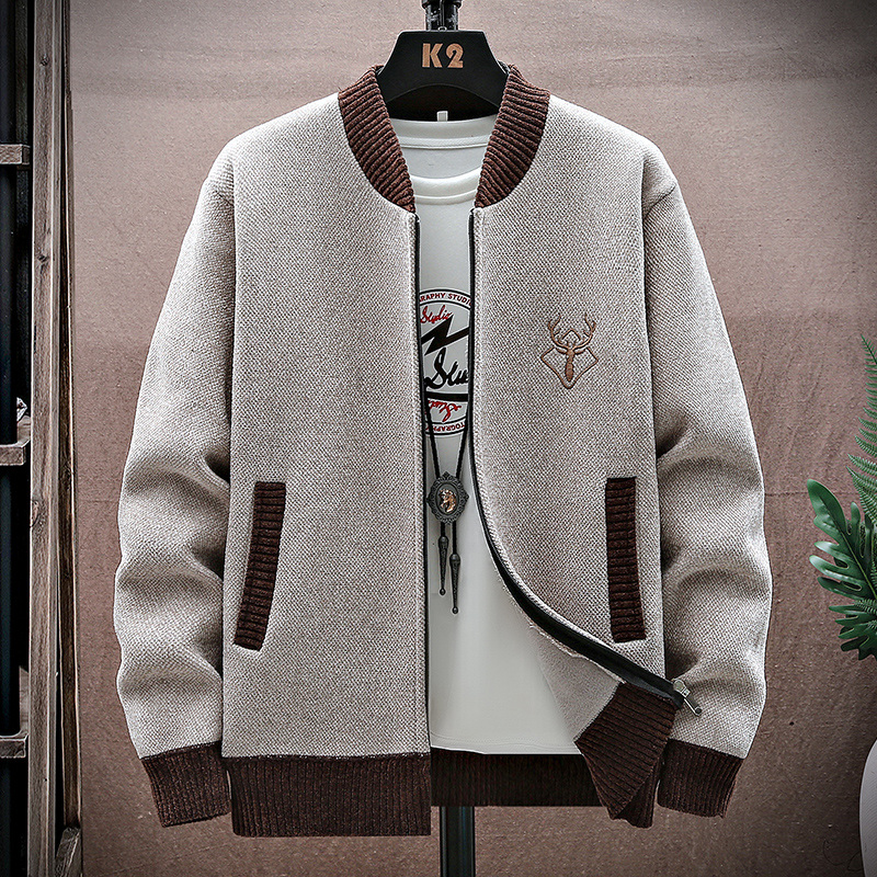 Homens cardigan de malha sweat - Sewing Fleece avaliação e preço