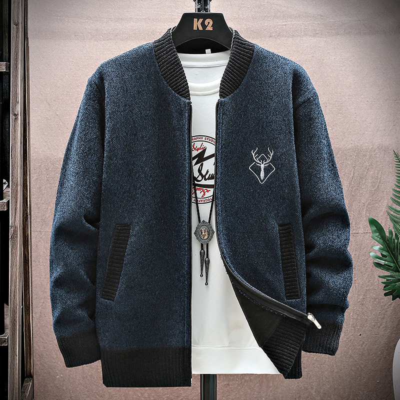 Homens cardigan de malha sweat - Sewing Fleece avaliação e preço
