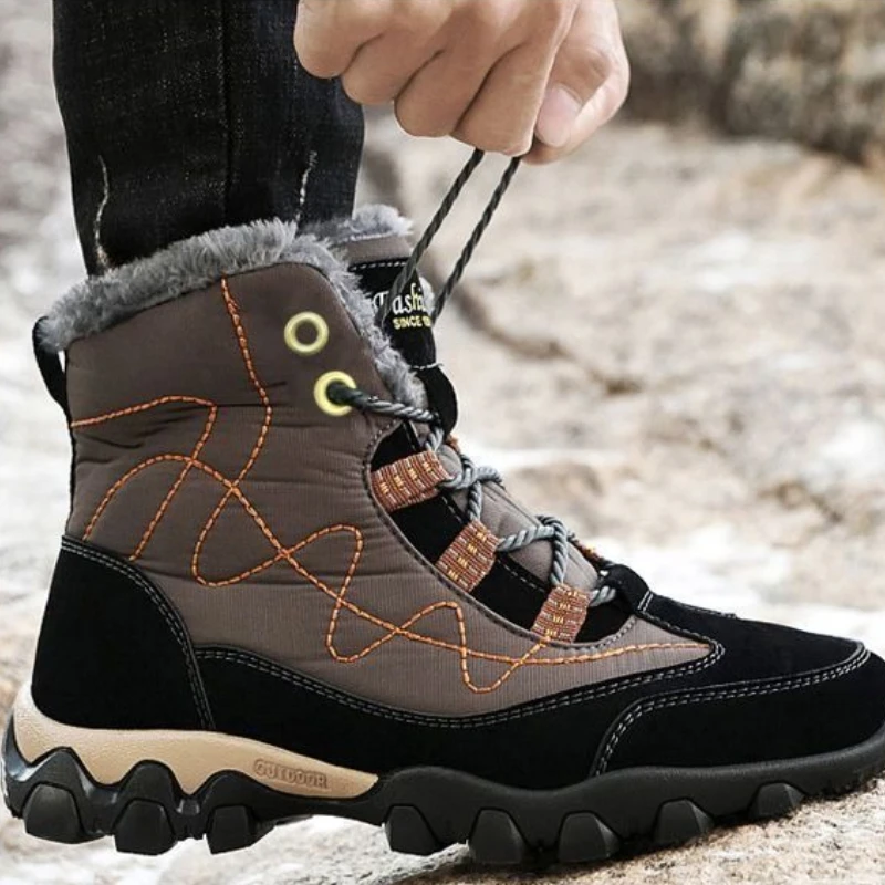 Botas de neve grossas forradas - Sewing Fleece avaliação e preço