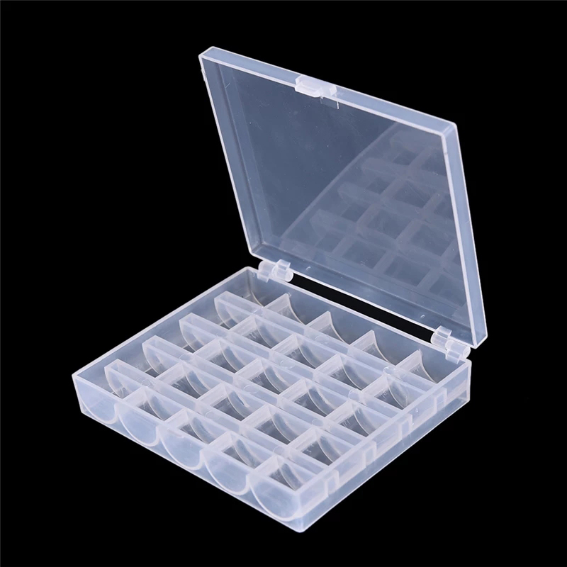 25 carretéis vazios bobinas ca - Bobbin Organizer Box avaliação e preço