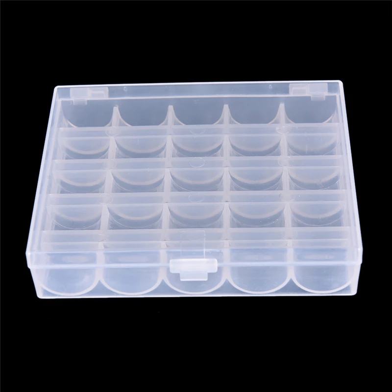 25 carretéis vazios bobinas ca - Bobbin Organizer Box avaliação e preço