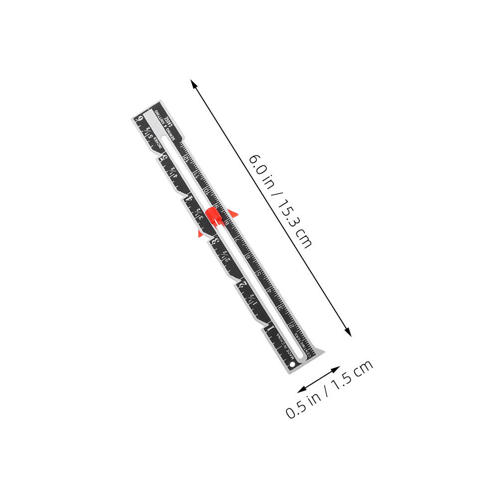 Conjunto de 8 réguas ergonômic - Sewing Gauge Ruler avaliação e preço