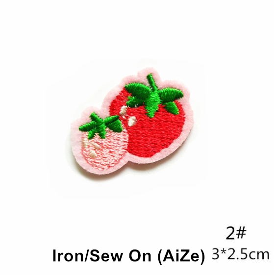 10 pçs bolo de frutas bordado  - Sewing Id avaliação e preço