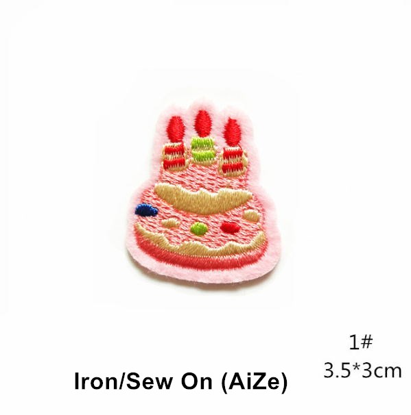 10 pçs bolo de frutas bordado  - Sewing Id avaliação e preço