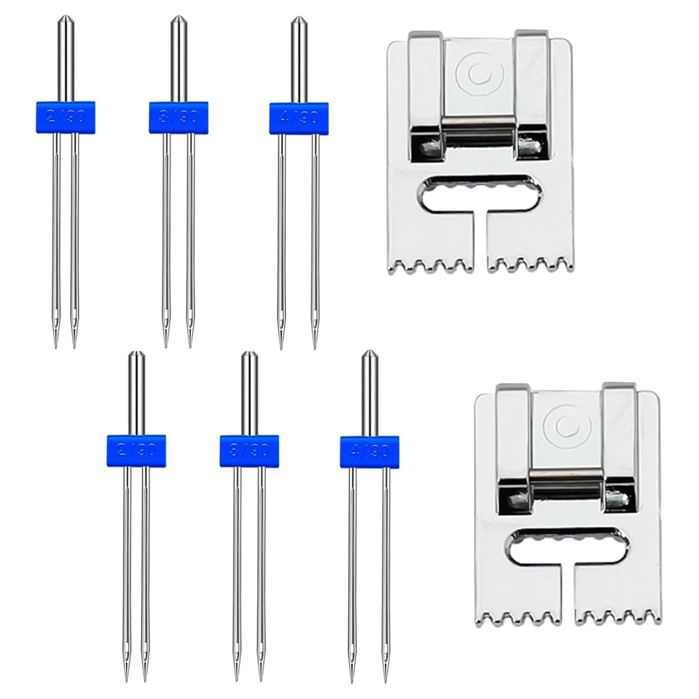6 pçs agulha dupla agulha dupl - Twin Needle Stretch avaliação e preço