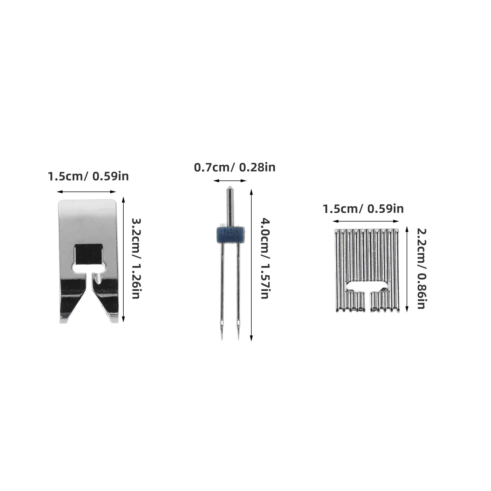 1 Conjunto de Ferramenta Passa - Twin Needle Stretch avaliação e preço