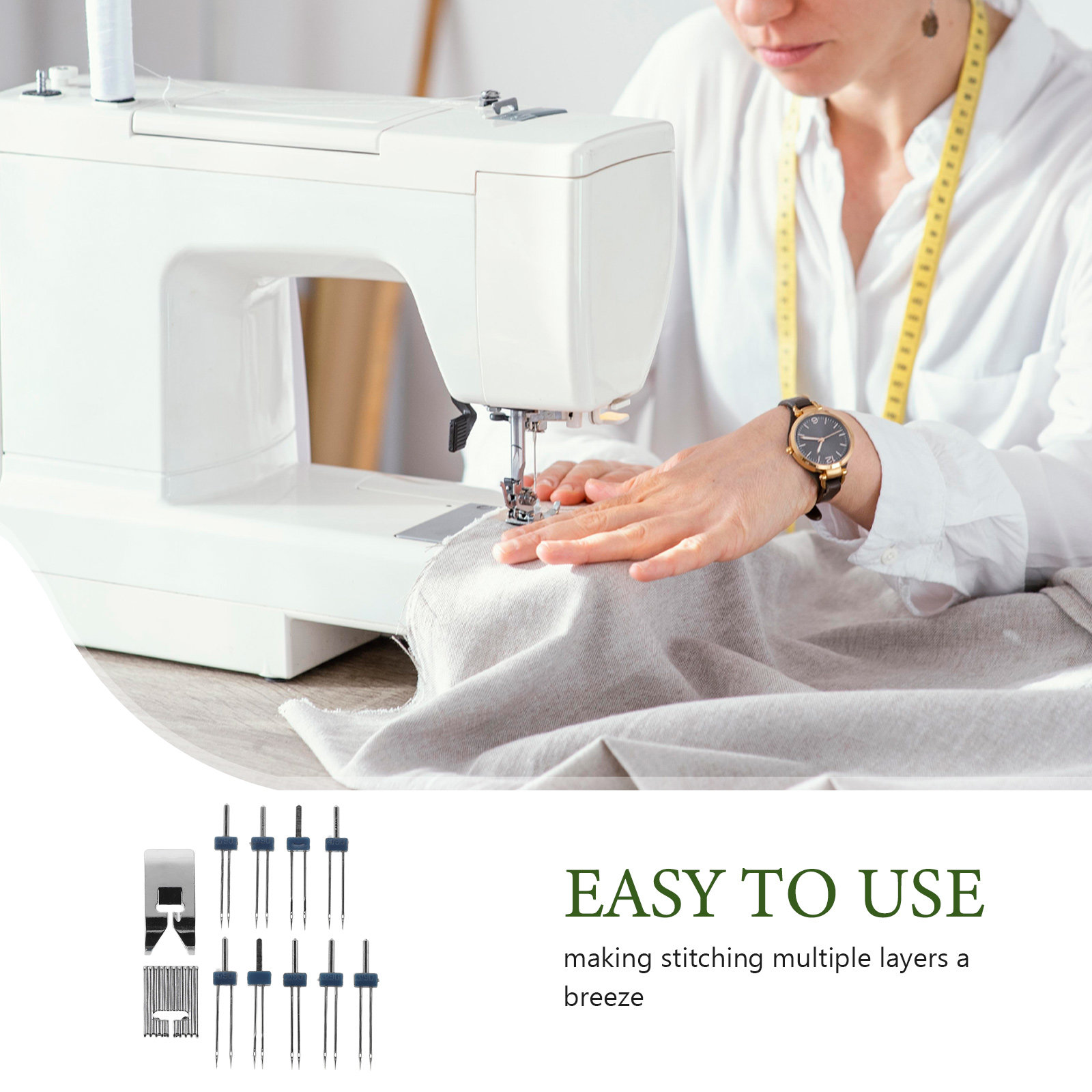 1 Conjunto de Ferramenta Passa - Twin Needle Stretch avaliação e preço