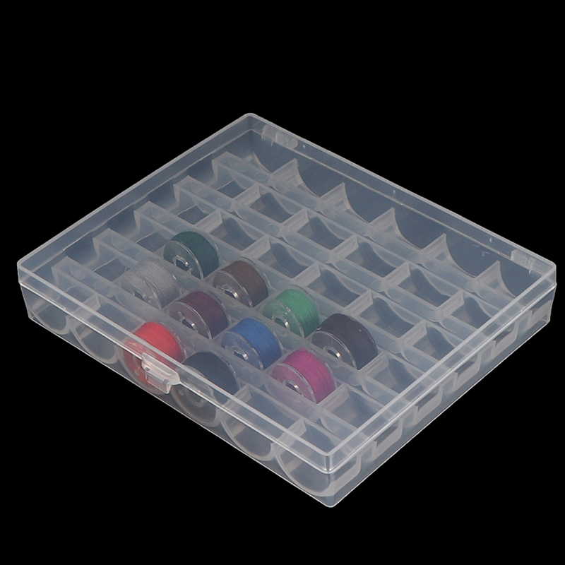 1pc 36 carretéis caixa de arma - Bobbin Organizer Box avaliação e preço