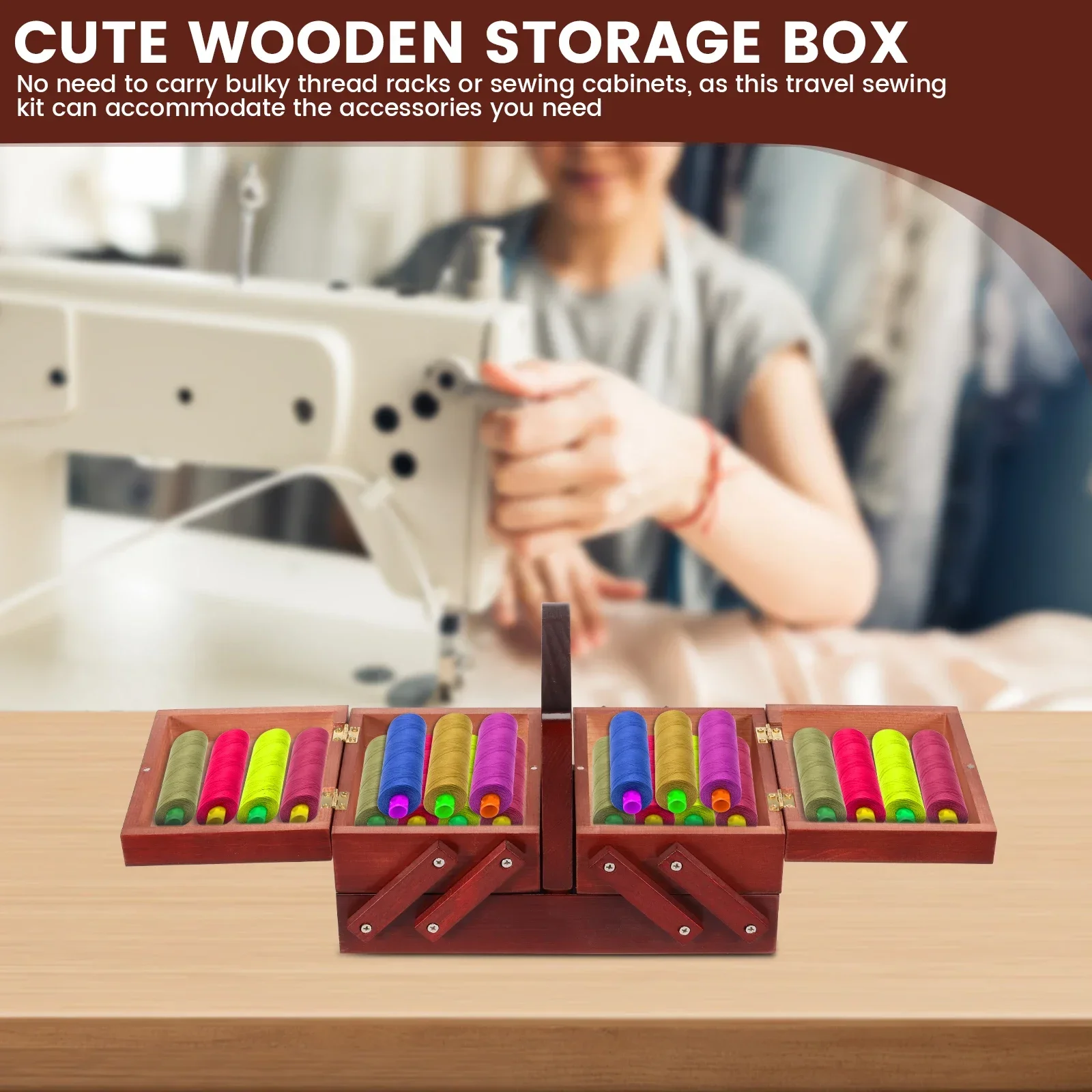 Caixa de Linhas de Costura Exp - Bobbin Organizer Box avaliação e preço