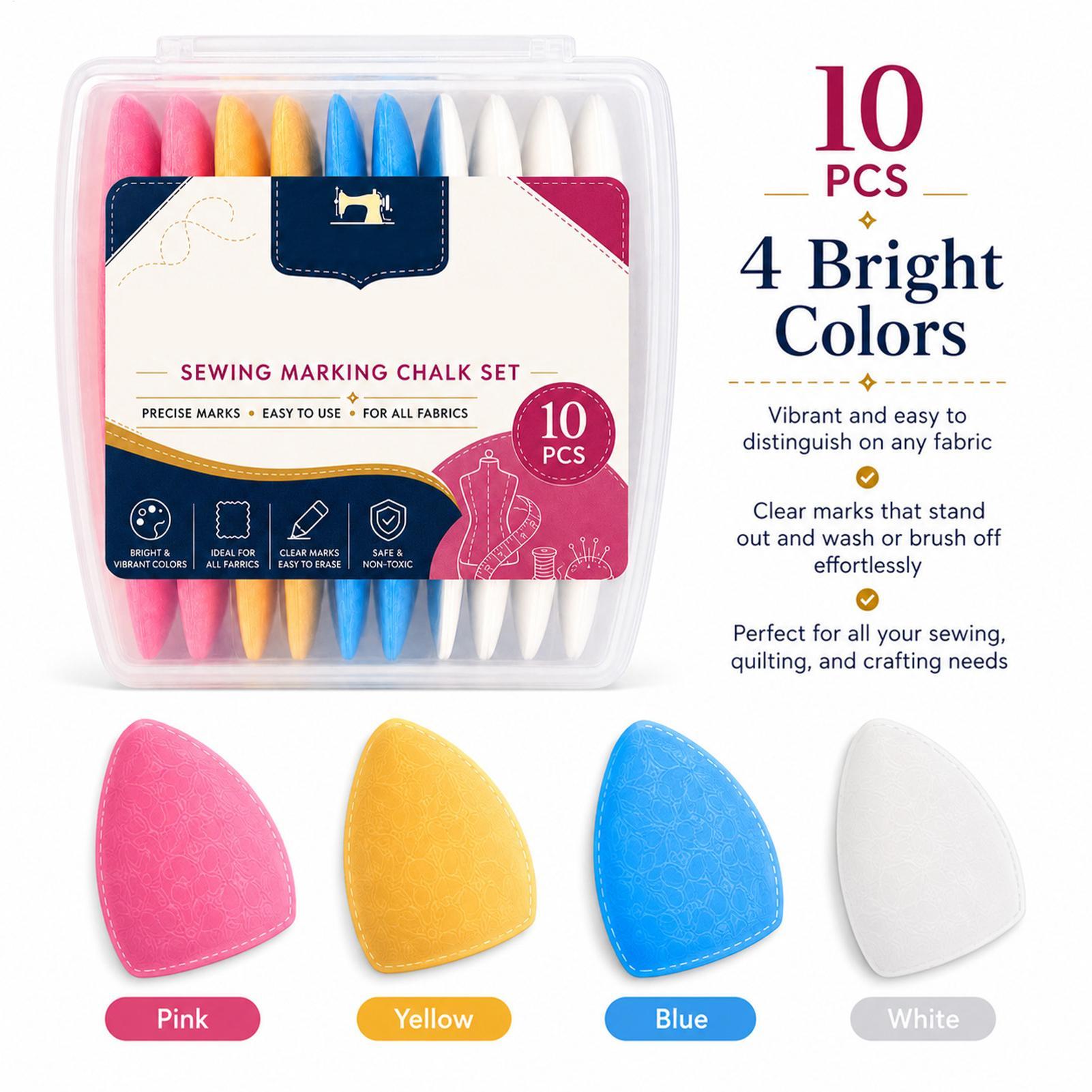 Ferramentas de costura, 10 peç - Tailor Chalk Marker avaliação e preço