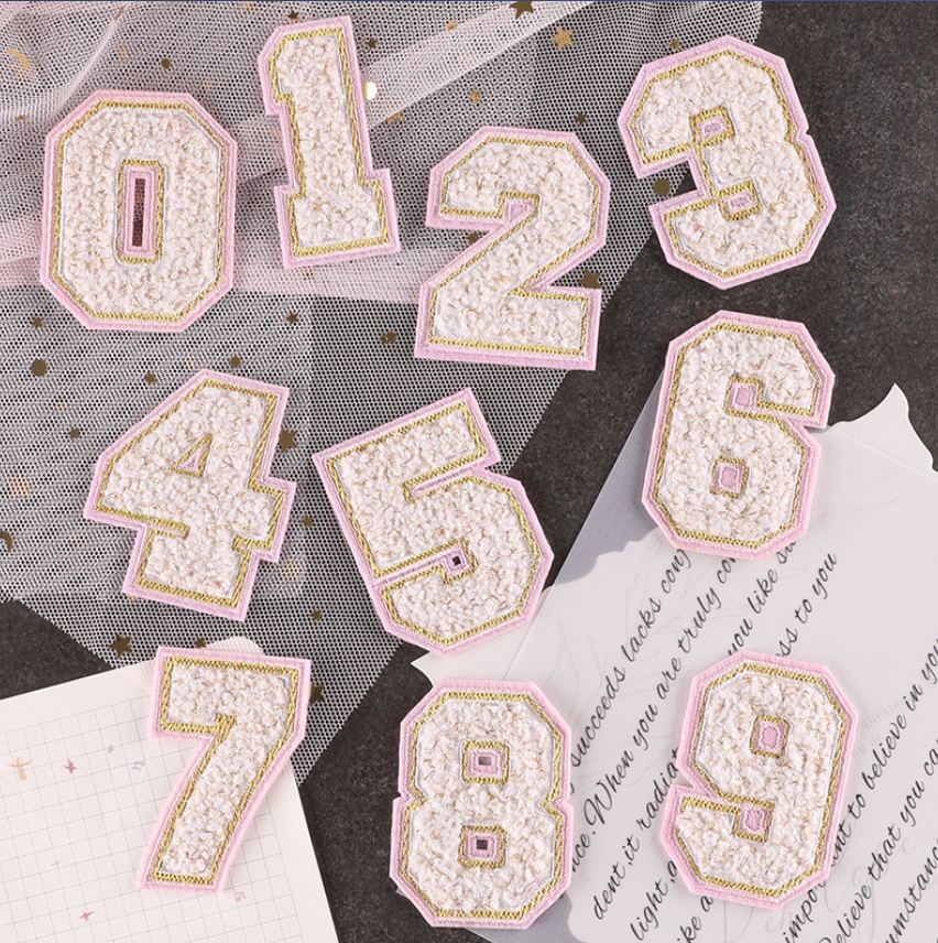 10 pçs toalha número alfabeto  - Sewing Id avaliação e preço