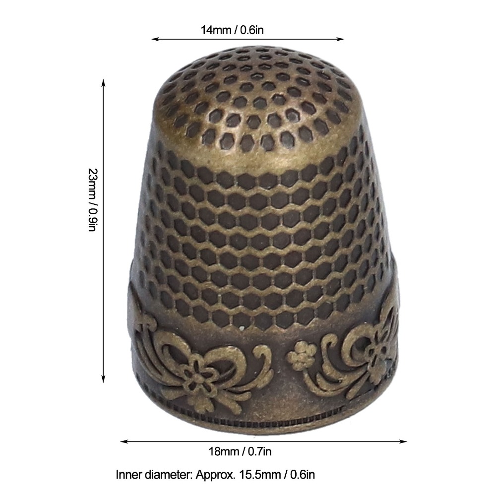 10 unidades de dedais de metal - Sewing Thimble Metal avaliação e preço