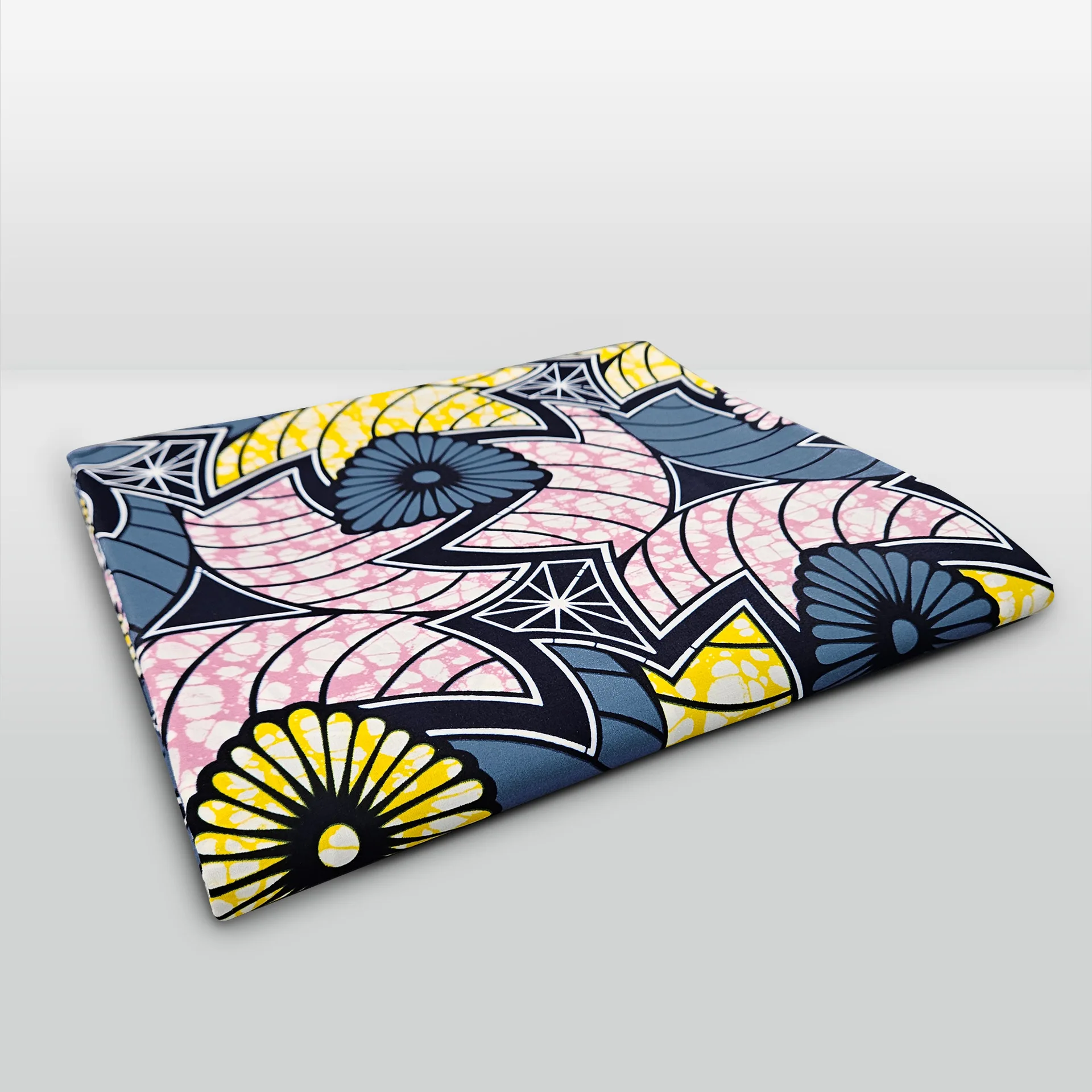 Tecido de algodão africano enc - Sewing Batik Fabric avaliação e preço