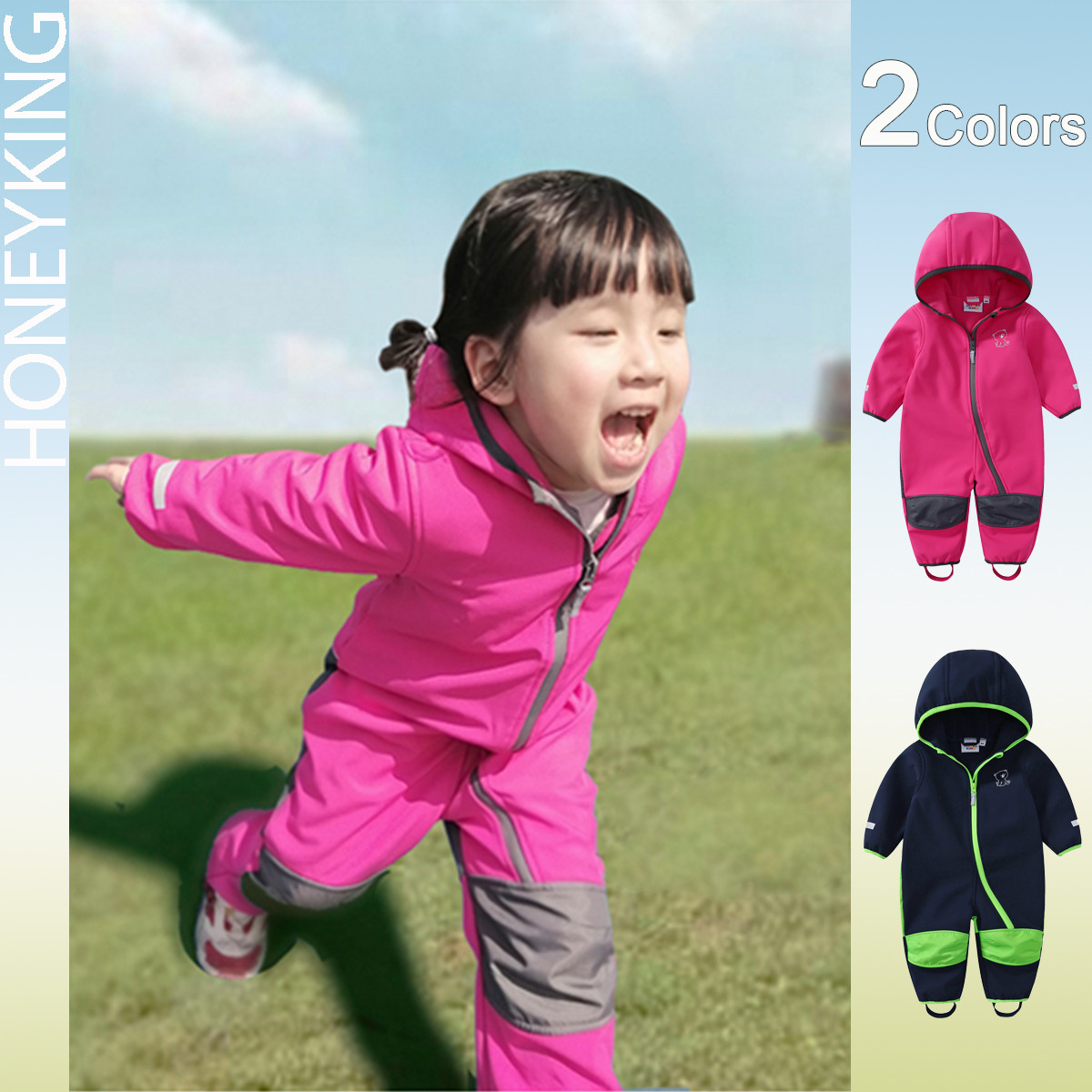 HONEYKING-Macacão Softshell In - Sewing Fleece avaliação e preço
