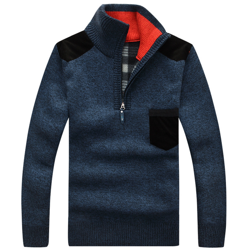 Suéter de malha de lã masculin - Sewing Fleece avaliação e preço