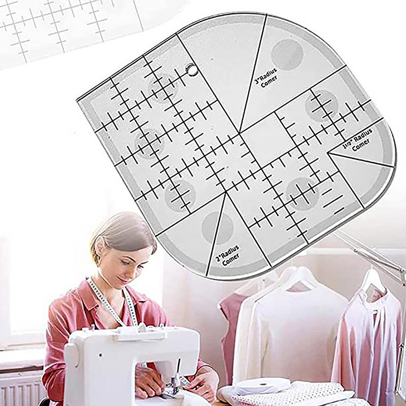 Cortador de canto curvo colcha - Quilting Ruler Square avaliação e preço