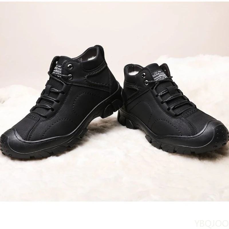 Botas masculinas de inverno em - Sewing Fleece avaliação e preço