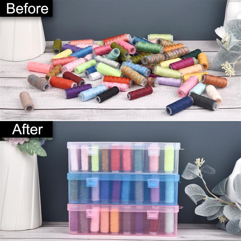 Costura Thread Caixa De Armaze - Bobbin Organizer Box avaliação e preço